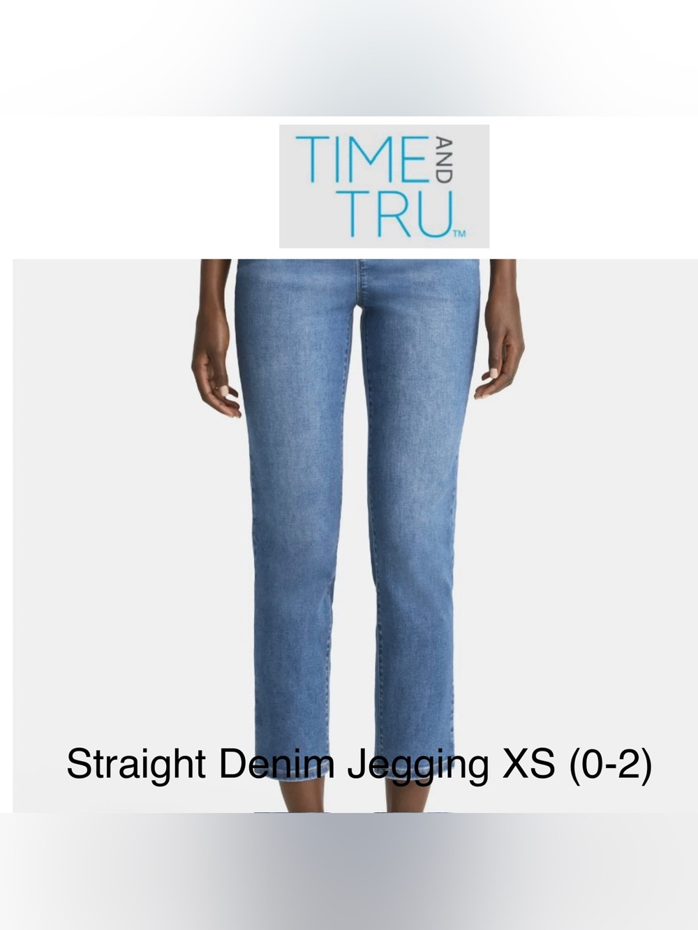 5/$30 can Bundle Time and Tru Light Blue Straight Leg Denim Jeggings NWT XS (0-2